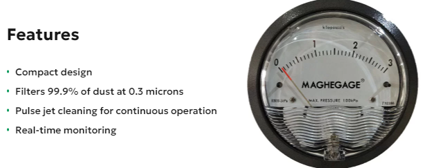 Máy Lọc Bụi Xung Khí Nén VILLO – Air Pulse Jet Dust Collector