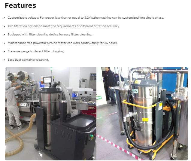 Máy Hút Bụi Công Nghiệp Hạng Nặng ATEX VILLO